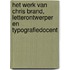 Het werk van Chris Brand, letterontwerper en typografiedocent