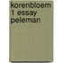 Korenbloem 1 essay peleman