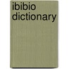 Ibibio dictionary by Kaufman