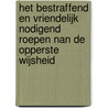Het bestraffend en vriendelijk nodigend roepen nan de opperste wijsheid door J. Temmink