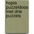 Hopla puzzeldoos met drie puzzels