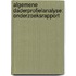 Algemene daderprofielanalyse: onderzoeksrapport
