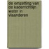 De omzetting van de kaderrichtlijn water in Vlaanderen