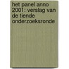 Het panel anno 2001: verslag van de tiende onderzoeksronde door Dimitri Mortelmans