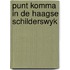 Punt komma in de haagse schilderswyk