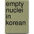 Empty nuclei in Korean