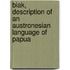 Biak, description of an Austronesian language of Papua