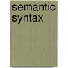 Semantic syntax door L. Teunissen