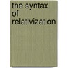 The syntax of relativization door M. de Vries