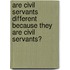 Are Civil Servants Different Because They Are Civil Servants?