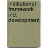 Institutional framework ind. development door Schout