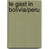 Te gast in Bolivia/Peru