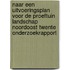 Naar een uitvoeringsplan voor de proeftuin landschap Noordoost Twente onderzoekrapport