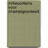 Milieucriteria voor champignonteelt