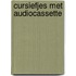 Cursiefjes met audiocassette