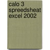 Calo 3 spreedsheat Excel 2002 by M.A. Fockert