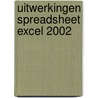 Uitwerkingen spreadsheet Excel 2002 by M.A. Fockert