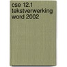 CSE 12.1 tekstverwerking Word 2002 door M.A. Fockert