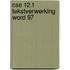 CSE 12.1 tekstverwerking Word 97