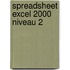 Spreadsheet excel 2000 niveau 2