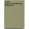 Cal03 Gegevensverwerking Access 97 door Onbekend