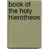 Book of the holy hierotheos
