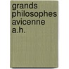 Grands philosophes avicenne a.h. by Carra Vaux