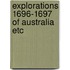 Explorations 1696-1697 of australia etc