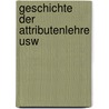 Geschichte der attributenlehre usw door Stefan H. Kaufmann