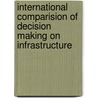 International comparision of decision making on infrastructure door W.M. Jong