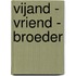 Vijand - vriend - broeder