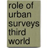 Role of urban surveys third world by Juppenlatz
