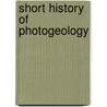 Short history of photogeology by Mekel