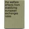 The welfare effects from stabilizing European exchanges rates door E.W.M.T. Westerhout