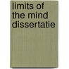 Limits of the mind dissertatie door A.J. de Voogt