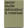 Sector studie Advocatuur & Notariaat door F. Nijboer