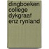 Dingboeken college dykgraaf enz rynland