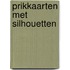 Prikkaarten met silhouetten