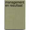 Management en resultaat door Drucker