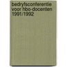 Bedryfsconferentie voor hbo-docenten 1991/1992 door Onbekend