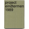 Project eindtermen 1989 by Unknown