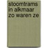 Stoomtrams in Alkmaar zo waren ze