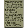 Routeplanner 98 from city to city United Kingdom & Ireland cardboard counter display with 10 CD-ROMs in jewelcase ( + 1 for free) GBR/EN/1002/W door Onbekend