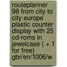 Routeplanner 98 from city to city Europe plastic counter display with 25 CD-ROMS in jewelcase ( + 1 for free) GBR/EN/1006/W door Onbekend