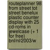 Routeplanner 98 from street tot street Benelux plastic counter display with 25 CD-ROMS in jewelcase (+ 1 for free) BNL/NL/2003/W door Onbekend