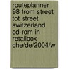 Routeplanner 98 from street tot street Switzerland CD-ROM in retailbox CHE/DE/2004/W door Onbekend