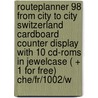 Routeplanner 98 from city to city Switzerland cardboard counter display with 10 CD-ROMS in jewelcase ( + 1 for free) CHE/FR/1002/W door Onbekend