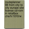 Routeplanner 98 from city to city Europe site license CD-ROM in retailbox CHE/FR/1010/W door Onbekend