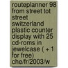 Routeplanner 98 from street tot street Switzerland plastic counter display with 25 CD-ROMS in jewelcase ( + 1 for free) CHE/FR/2003/W door Onbekend