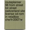 Routeplanner 98 from street tot street Switzerland site license CD-ROM in retailbox CHE/FR/2007/W door Onbekend